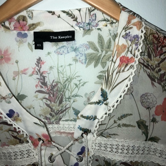 The Kooples Botonic Print Floral Shirt - Picture 7 of 7